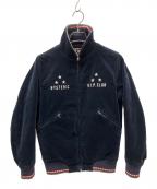 Hysteric Glamourヒステリックグラマー）の古着「刺繍リブスカジャン」｜ネイビー