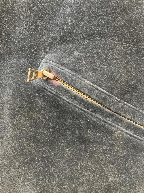 Hysteric Glamour（ヒステリックグラマー）Hysteric Glamour (ヒステリックグラマー) 刺繍リブスカジャン ネイビー サイズ:Mediumの古着・服飾アイテム