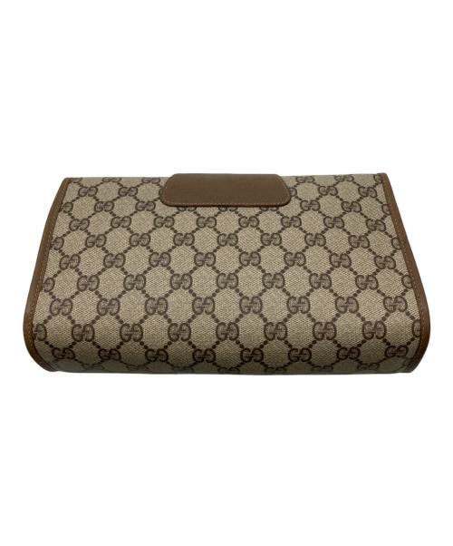 GUCCI（グッチ）GUCCI (グッチ) クラッチバッグ ブラウンの古着・服飾アイテム