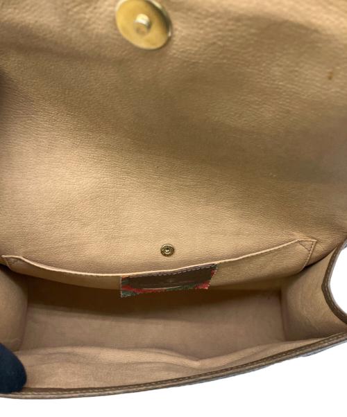 GUCCI（グッチ）GUCCI (グッチ) クラッチバッグ ブラウンの古着・服飾アイテム