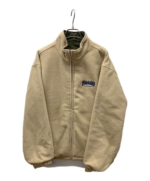 THRASHER（スラッシャー）THRASHER (スラッシャー) リバーシブルジャケット カーキ×ベージュ サイズ:Lの古着・服飾アイテム
