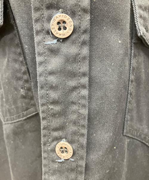 HARLEY-DAVIDSON（ハーレーダビッドソン）HARLEY-DAVIDSON (ハーレーダビッドソン) ブルゾン ブラック サイズ:Lの古着・服飾アイテム