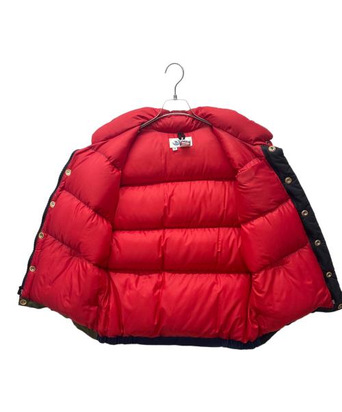 Crescent Down Works（クレセントダウンワークス）Crescent Down Works (クレセントダウンワークス) ダウンベスト ブラック×グリーン サイズ:Mの古着・服飾アイテム