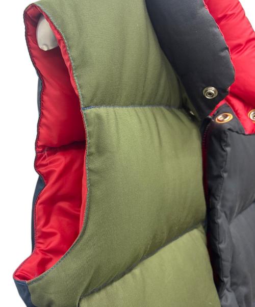 Crescent Down Works（クレセントダウンワークス）Crescent Down Works (クレセントダウンワークス) ダウンベスト ブラック×グリーン サイズ:Mの古着・服飾アイテム