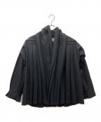 ISSEY MIYAKEイッセイミヤケ）の古着「ウールジャケット」｜ブラック