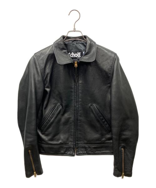 Schott（ショット）Schott (ショット) シングルライダースジャケット ブラック サイズ:XSの古着・服飾アイテム