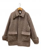 OLL TOKYOオールトーキョー）の古着「Oji mohair coat」｜ブラウン