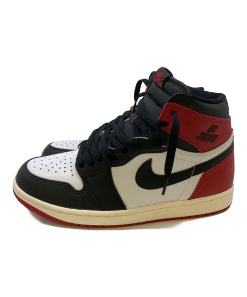 NIKE（ナイキ）NIKE (ナイキ) ハイカットスニーカー ホワイト×レッド サイズ:27の古着・服飾アイテム