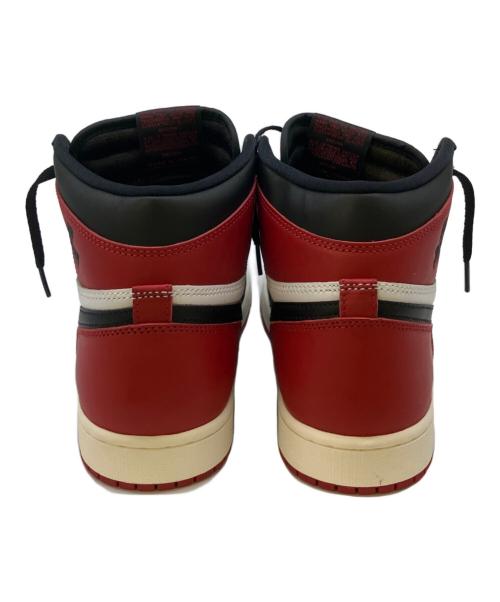 NIKE（ナイキ）NIKE (ナイキ) ハイカットスニーカー ホワイト×レッド サイズ:27の古着・服飾アイテム