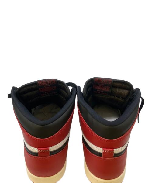 NIKE（ナイキ）NIKE (ナイキ) ハイカットスニーカー ホワイト×レッド サイズ:27の古着・服飾アイテム