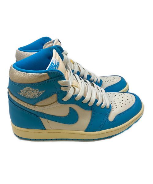 NIKE（ナイキ）NIKE (ナイキ) ハイカットスニーカー ホワイト×ブルー サイズ:27cmの古着・服飾アイテム