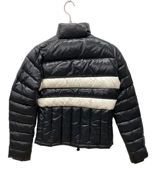 MONCLER（モンクレール）MONCLER (モンクレール) ダウンジャケット ブラック×ホワイト サイズ:1の古着・服飾アイテム