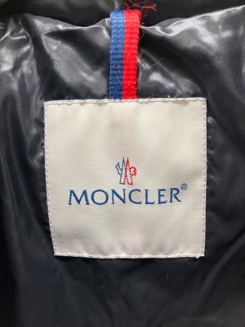 MONCLER（モンクレール）MONCLER (モンクレール) ダウンジャケット ブラック×ホワイト サイズ:1の古着・服飾アイテム
