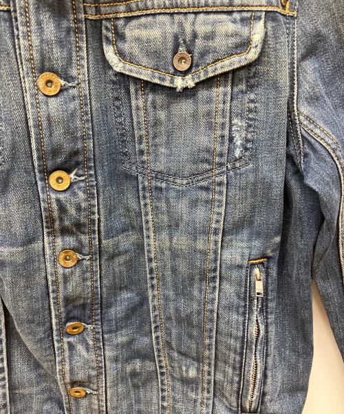 DIESEL（ディーゼル）DIESEL (ディーゼル) デニムジャケット インディゴ サイズ:Lの古着・服飾アイテム