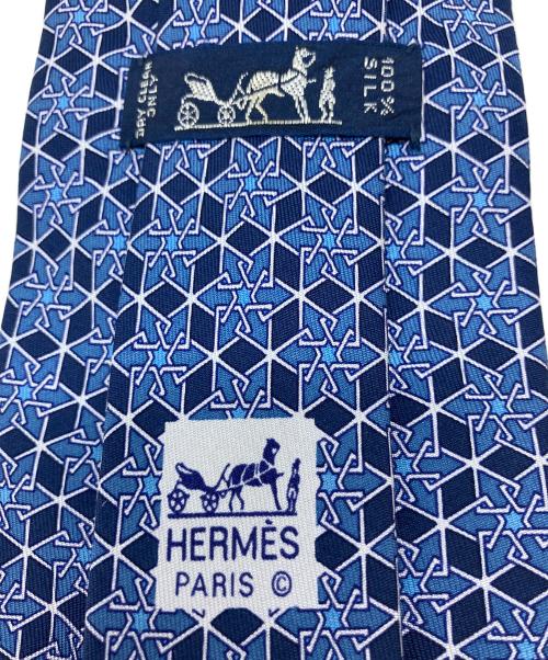 HERMES（エルメス）HERMES (エルメス) ネクタイ ブルー サイズ:表記なしの古着・服飾アイテム
