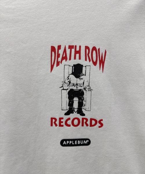 DEATH ROW RECORDS（デスロウレコーズ）DEATH ROW RECORDS (デスロウレコーズ) APPLEBUM (アップルバム) 半袖カットソー ホワイト サイズ:Lの古着・服飾アイテム