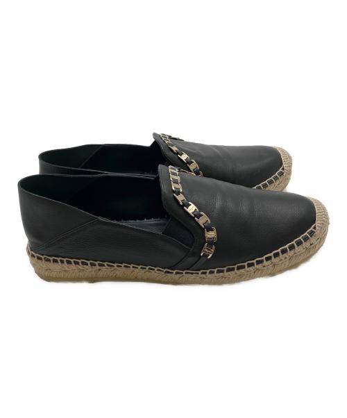 Salvatore Ferragamo（サルヴァトーレ フェラガモ）Salvatore Ferragamo (サルヴァトーレ フェラガモ) エスパドリーユ ブラック サイズ:23cmの古着・服飾アイテム