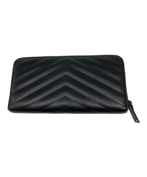 Saint Laurent Paris（サンローランパリ）Saint Laurent Paris (サンローランパリ) 長財布 ブラックの古着・服飾アイテム