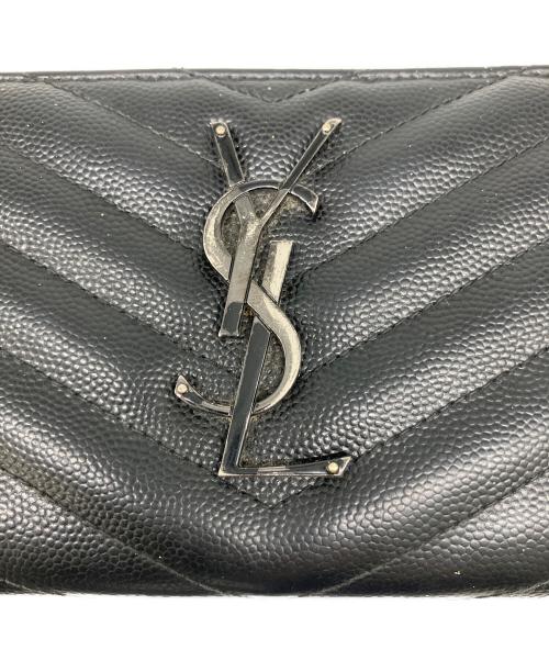 Saint Laurent Paris（サンローランパリ）Saint Laurent Paris (サンローランパリ) 長財布 ブラックの古着・服飾アイテム