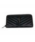 Saint Laurent Paris（サンローランパリ）の古着「長財布」｜ブラック
