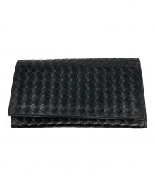BOTTEGA VENETA（ボッテガベネタ）の古着「長財布」｜ブラック