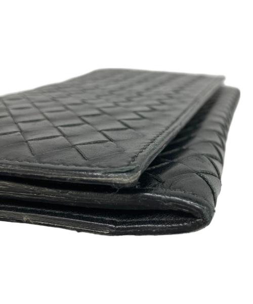 BOTTEGA VENETA（ボッテガベネタ）BOTTEGA VENETA (ボッテガベネタ) 長財布 ブラックの古着・服飾アイテム