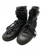 DIOR HOMMEディオール オム）の古着「ハイカットスニーカー」｜ブラック