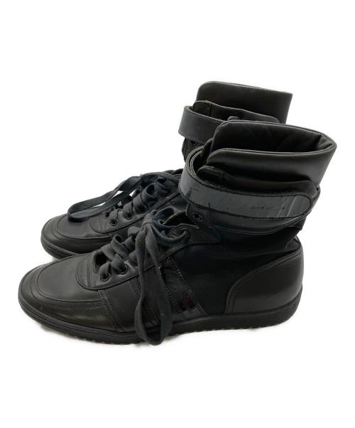 DIOR HOMME（ディオール オム）DIOR HOMME (ディオール オム) ハイカットスニーカー ブラック サイズ:26cmの古着・服飾アイテム