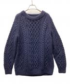 INVERALLANインバーアラン）の古着「厚手ニット」｜ネイビー