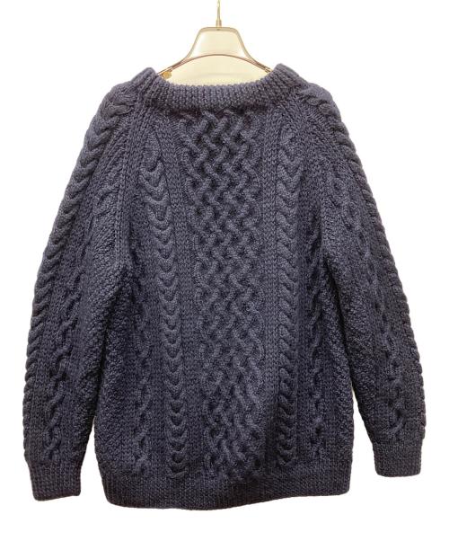 INVERALLAN（インバーアラン）INVERALLAN (インバーアラン) 厚手ニット ネイビー サイズ:FREEの古着・服飾アイテム