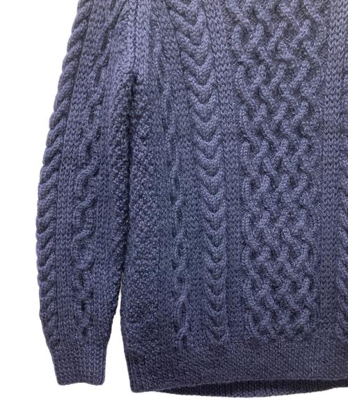 INVERALLAN（インバーアラン）INVERALLAN (インバーアラン) 厚手ニット ネイビー サイズ:FREEの古着・服飾アイテム