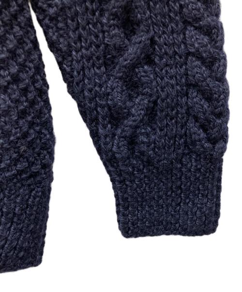 INVERALLAN（インバーアラン）INVERALLAN (インバーアラン) 厚手ニット ネイビー サイズ:FREEの古着・服飾アイテム