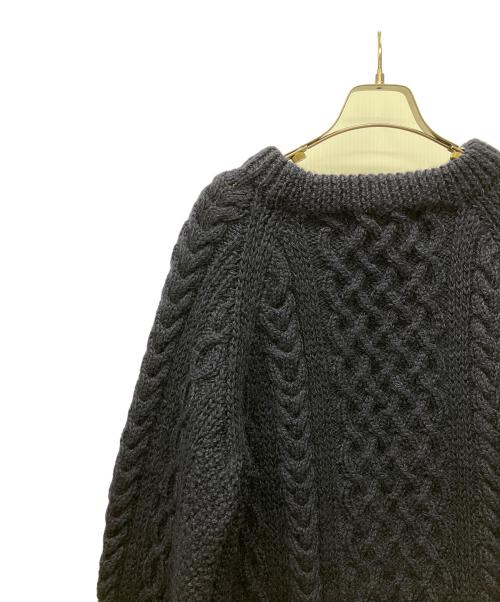 INVERALLAN（インバーアラン）INVERALLAN (インバーアラン) 厚手ニット ネイビー サイズ:FREEの古着・服飾アイテム