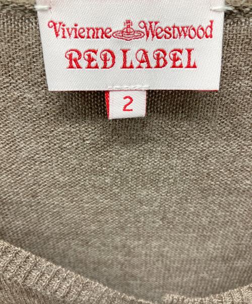 Vivienne Westwood RED LABEL（ヴィヴィアンウエストウッドレッドレーベル）Vivienne Westwood RED LABEL (ヴィヴィアンウエストウッドレッドレーベル) 薄手カーディガン ブラウン サイズ:2　　の古着・服飾アイテム