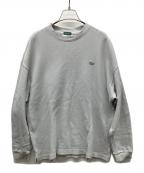LACOSTEラコステ）の古着「thick pique crew long-sleeve」｜グレー