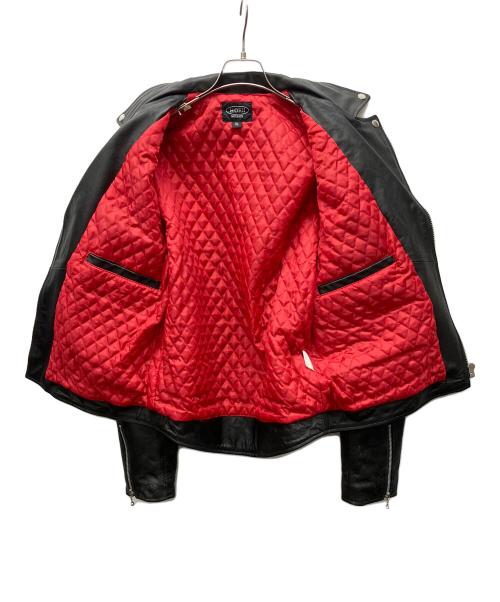 HORN WORKS（ホーンワークス）HORN WORKS (ホーンワークス) レザージャケット ブラック サイズ:3Lの古着・服飾アイテム