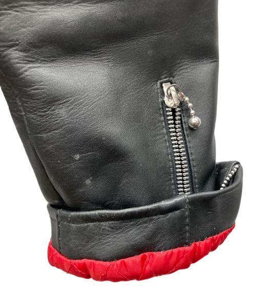 HORN WORKS（ホーンワークス）HORN WORKS (ホーンワークス) レザージャケット ブラック サイズ:3Lの古着・服飾アイテム