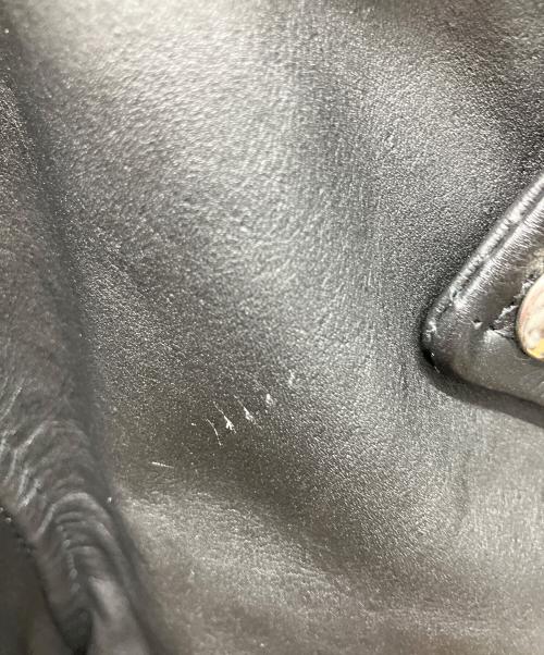 HORN WORKS（ホーンワークス）HORN WORKS (ホーンワークス) レザージャケット ブラック サイズ:3Lの古着・服飾アイテム