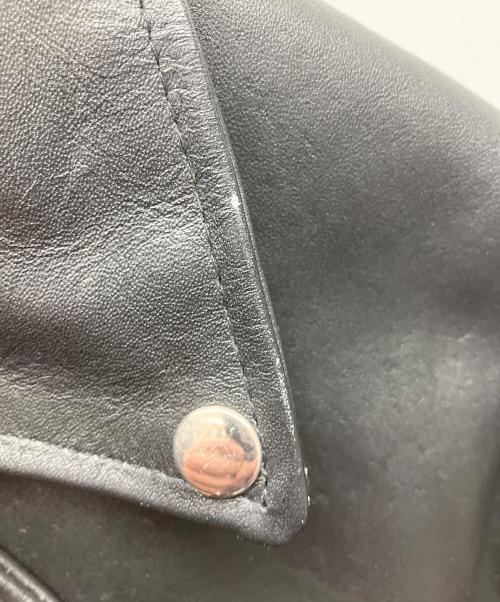 HORN WORKS（ホーンワークス）HORN WORKS (ホーンワークス) レザージャケット ブラック サイズ:3Lの古着・服飾アイテム