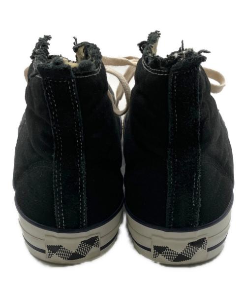 YSTRDY'S TMRRW（イエスタデイズトゥモロウ）YSTRDY'S TMRRW (イエスタデイズトゥモロウ) ハイカットスニーカー ブラック サイズ:26cmの古着・服飾アイテム