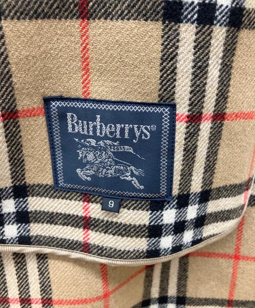 Burberry's（バーバリー）Burberry's (バーバリーズ) ノバチェック ブラック サイズ:9ARの古着・服飾アイテム