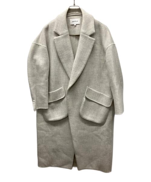 ENFOLD（エンフォルド）ENFOLD (エンフォルド) コート ホワイト サイズ:36の古着・服飾アイテム