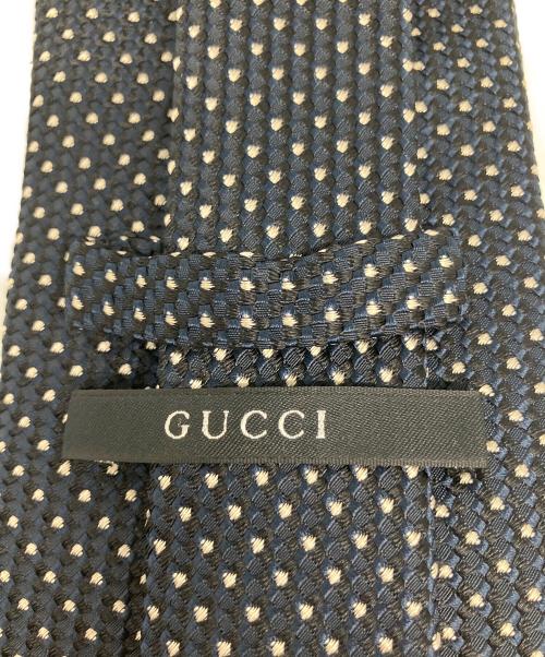 GUCCI（グッチ）GUCCI (グッチ) ネクタイ ネイビー サイズ:freeの古着・服飾アイテム