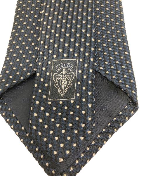 GUCCI（グッチ）GUCCI (グッチ) ネクタイ ネイビー サイズ:freeの古着・服飾アイテム