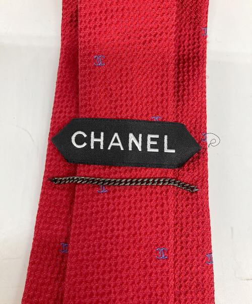 CHANEL（シャネル）CHANEL (シャネル) ネクタイ レッド サイズ:freeの古着・服飾アイテム