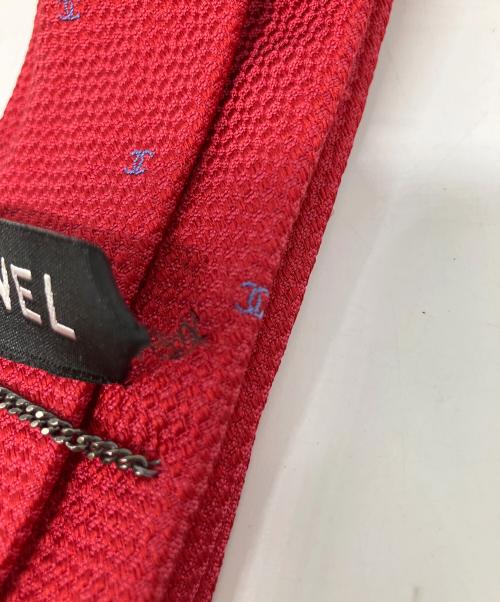 CHANEL（シャネル）CHANEL (シャネル) ネクタイ レッド サイズ:freeの古着・服飾アイテム
