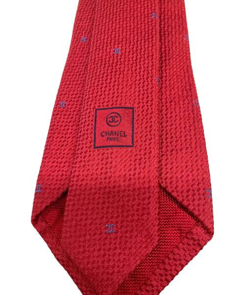 CHANEL（シャネル）CHANEL (シャネル) ネクタイ レッド サイズ:freeの古着・服飾アイテム
