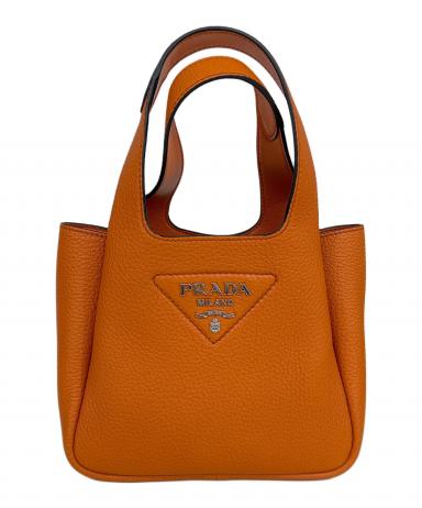 中古・古着通販】PRADA (プラダ) ハンドバッグ オレンジ｜ブランド
