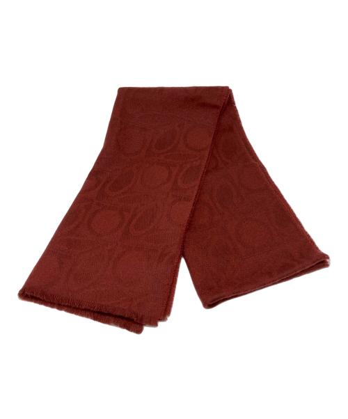 Ferragamo（フェラガモ）Ferragamo (フェラガモ) マフラー レッドの古着・服飾アイテム