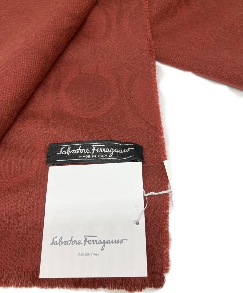 Ferragamo（フェラガモ）Ferragamo (フェラガモ) マフラー レッドの古着・服飾アイテム
